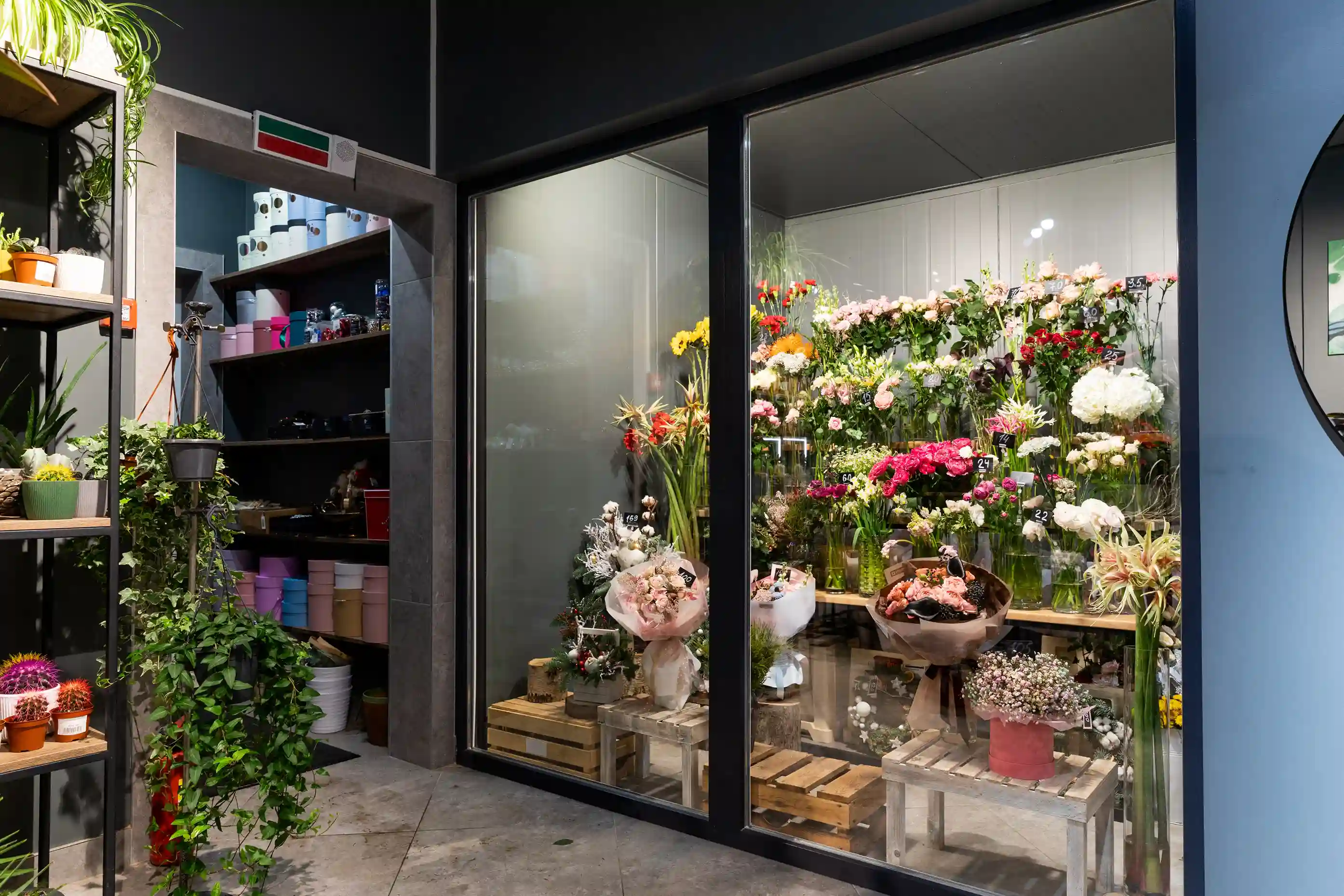 stylish flower shop